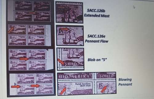 1949 MNH CENTENARY OF ARRIVAL OF BRITISH SETTLERS WITH 4 VARITIES-SEE SCANS